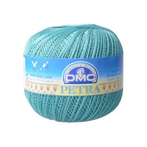 DMC Petra nr. 5 Virkgarn Unicolor 53849 Havsgrön Snabb frakt