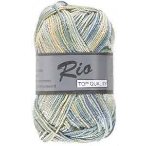Lammy Rio Garn Print 625 Beige/Grön/Blå 50 gram Köp nu
