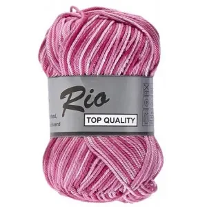 Lammy Rio Garn Print 630 Rosa/Cerise/Lila 50 gram Begränsad tid