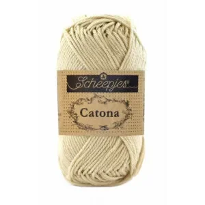 Fynd Scheepjes Catona Garn Unicolor 404 English Tea