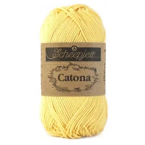 Scheepjes Catona Garn Unicolor 522 Primrose Beställ nu