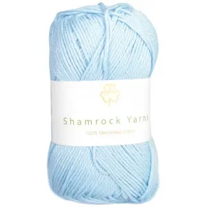 Säker betalning Shamrock Yarns Mercerised Cotton 81 Ljusblå