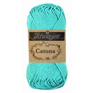 Scheepjes Catona Garn Unicolor 253 Tropic risnedsättning