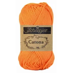 Scheepjes Catona Garn Unicolor 386 Peach risnedsättning