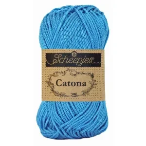 Sista chansen Scheepjes Catona Garn Unicolor 384 Powder Blue