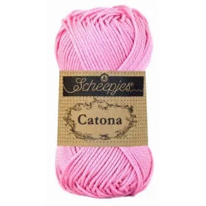 Fynd Scheepjes Catona Garn Unicolor 222 Tulip