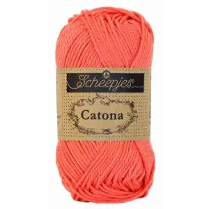 Fynd Scheepjes Catona Garn Unicolor 252 Watermelon