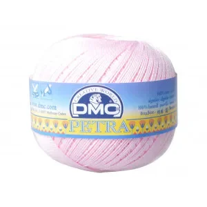 Billig DMC Petra nr. 5 Virkgarn Unicolor 54458 Rosa