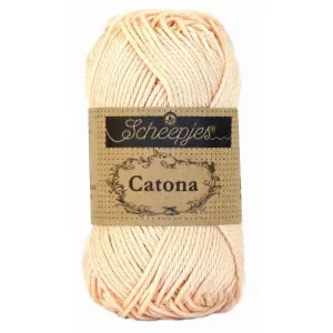 Erbjudande Scheepjes Catona Garn Unicolor 255 Nude