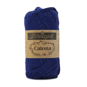 risnedsättning Scheepjes Catona Garn Unicolor 527 Midnight