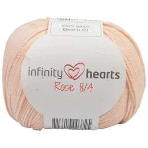 Infinity Hearts Rose 8/4 Garn Unicolor 205 Ljus Persika Outlet