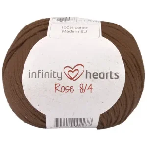 Rabatt Infinity Hearts Rose 8/4 Garn Unicolor 219 Brun