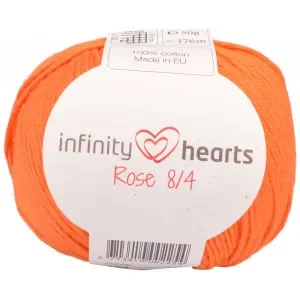 Infinity Hearts Rose 8/4 Garn Unicolor 193 Orange Säker betalning