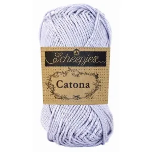 Scheepjes Catona Garn Unicolor 399 Lilac Mist Reapris
