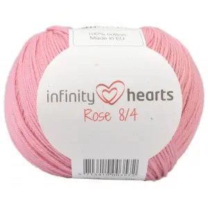 Fynd Infinity Hearts Rose 8/4 Garn Unicolor 27 Ljus Gammelrosa