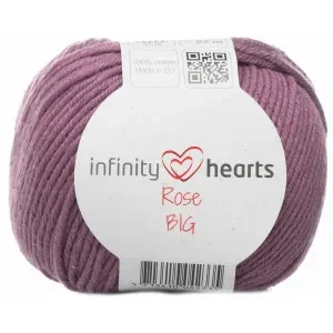 Extra rabatt Infinity Hearts Rose Big Garn 78 Mörk Gammelrosa
