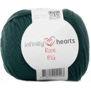 Fynd Infinity Hearts Rose Big Garn 241 Petrolgrön