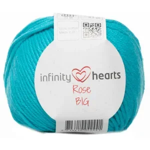 Infinity Hearts Rose Big Garn 130 Ljus Turkos Endast idag