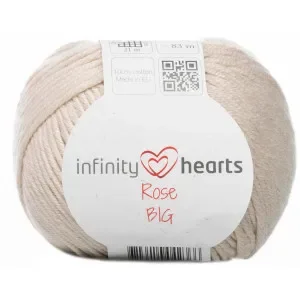 Infinity Hearts Rose Big garn 212 Sand Endast idag