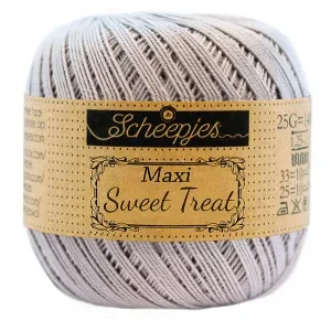 Scheepjes Maxi Sweet Treat Garn Unicolor 618 Silver Billig