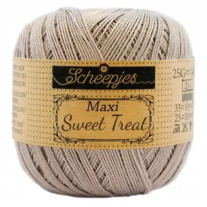 Scheepjes Maxi Sweet Treat Garn Unicolor 406 Soft Beige Fynd