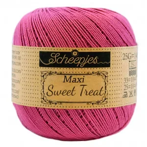Scheepjes Maxi Sweet Treat Garn Unicolor 251 Garden Rose Extra rabatt