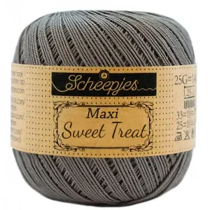 Scheepjes Maxi Sweet Treat Garn Unicolor 242 Metal Grey Erbjudandepris