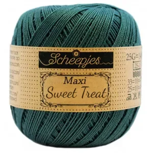 Scheepjes Maxi Sweet Treat Garn Unicolor 244 Spruce Begränsat erbjudande