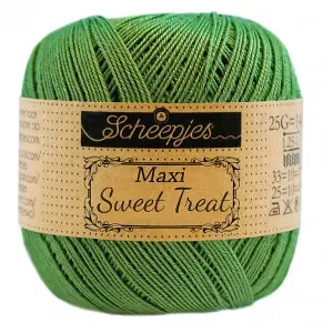 Nedsatt pris Scheepjes Maxi Sweet Treat Garn Unicolor 412 Forest Green