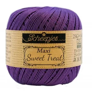 Scheepjes Maxi Sweet Treat Garn Unicolor 521 Deep Violet Nyhet