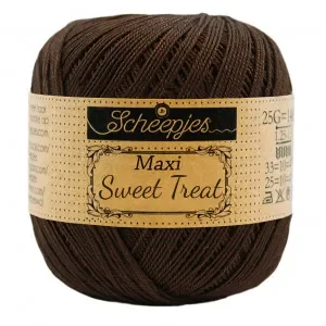 Scheepjes Maxi Sweet Treat Garn Unicolor 162 Black Coffee Lägg i varukorgen