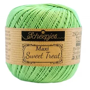 Scheepjes Maxi Sweet Treat Garn Unicolor 513 Spring Green Premium