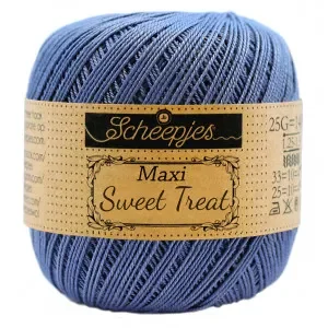 Scheepjes Maxi Sweet Treat Garn Unicolor 261 Capri Blue Kampanj