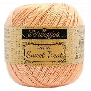 Scheepjes Maxi Sweet Treat Garn Unicolor 414 Salmon Fri frakt