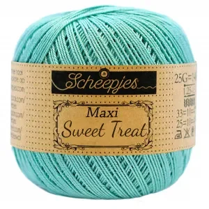 Beställ idag Scheepjes Maxi Sweet Treat Garn Unicolor 253 Tropic