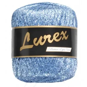 Lammy Lurex Garn 04 Ljusblå Rabatter
