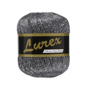 Lammy Lurex Garn 19 Grå Fri frakt