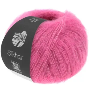 risnedsättning Lana Grossa Silkhair Garn 172 Fuchsia