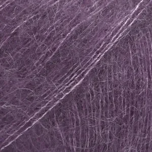 Beställ nu Drops Kid-Silk Garn Unicolor 16 Mörk Lila