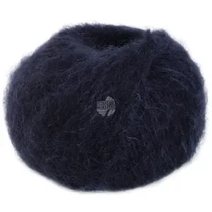 Kundfavorit Lana Grossa Mohair Moda Garn 05 Nattblå
