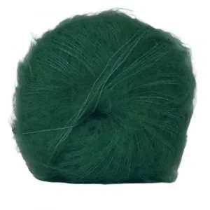 Kundfavorit Hjertegarn Silk Kid Mohair Garn 1088 Jadegrön