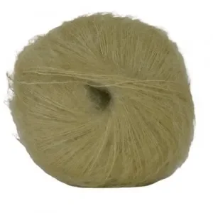 Kampanjpris Hjertegarn Silk Kid Mohair Garn 1011 Ljusgrön