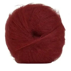 Hjertegarn Silk Kid Mohair Garn 1041 Hallonröd Säker betalning