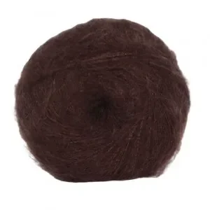 Hjertegarn Silk Kid Mohair Garn 1116 Brun Rea