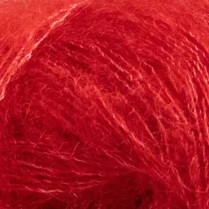 Billig Järbo Fin Mohair Silk Garn 39 Röd