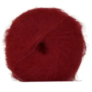Hjertegarn Silk Kid Mohair Garn 1045 Röd Premium