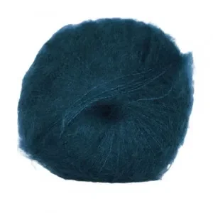 Hjertegarn Silk Kid Mohair Garn 4324 Petrol Säker betalning