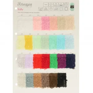 Billigare Scheepjes Softy Färgkarta
