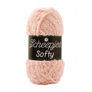 Beställ idag Scheepjes Softy Garn Unicolor 486 Dammig Rosa