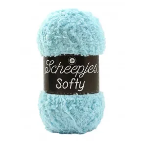 Beställ idag Scheepjes Softy Garn Unicolor 495 Turkos